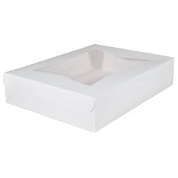 1/2 Sheet Lock Corner Window Box, White, 19" X 14" X 4"0 50/Case
