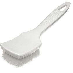 Spectrum White Polyester Bristle Multi Purpose Scrub Brush 12/Each