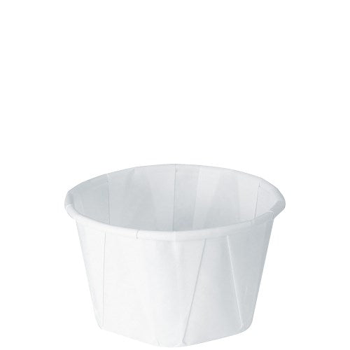 Solo Treated Paper Souffle Cup White 3.25 Oz0 5000/Case