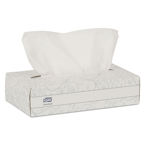 Universal Facial Tissue, 2-ply, White, 100 Sheets/box, 30 Boxes/carton