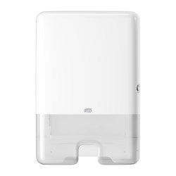 White Plastic Hand Towel Dispenser - 17.5" X 11.9" X 4" 1/Case