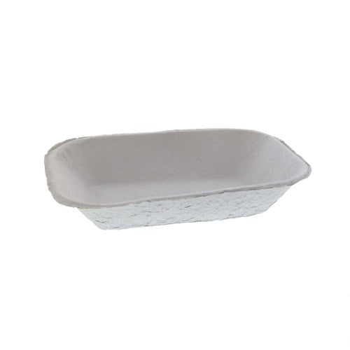 Pulpex 300 Molded Fibre Food Tray Natural - 32 Oz. 460/Case