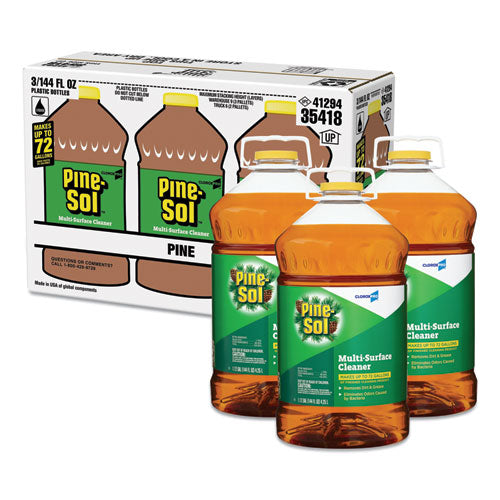 Pine-Sol Multi-surface Cleaner Disinfectant Pine 144oz Bottle 3 Bottles/Case