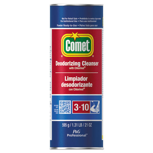 Comet Deodorizing Cleanser With Bleach Powder 21 Oz Canister 24/Case