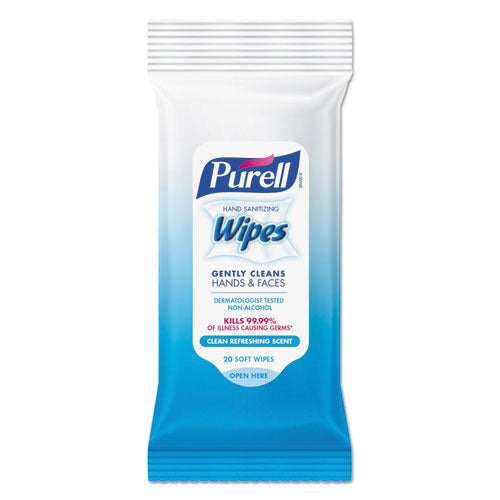 Premoistened Hand Sanitizing Wipes, 5.78 X 7, Fresh Citrus, White, 100/canister, 12 Canisters/carton