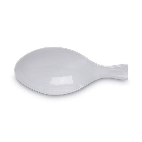 Dixie Plastic Cutlery Heavy Mediumweight Teaspoons White 1000 Carton