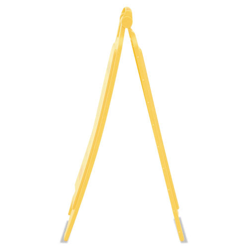 Rubbermaid Commercial Caution Wet Floor Sign 11x12x25 Bright Yellow