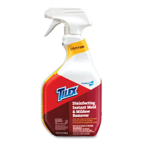 Tilex Disinfects Instant Mildew Remover 32 Oz Smart Tube Spray 9/Case