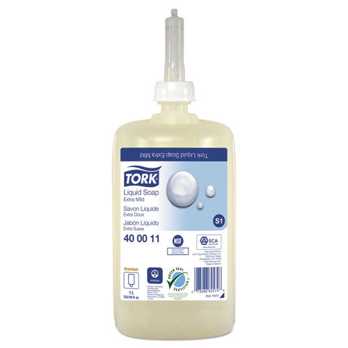 Premium Extra Mild Foam Soap, Unscented, 1 L, 6/carton