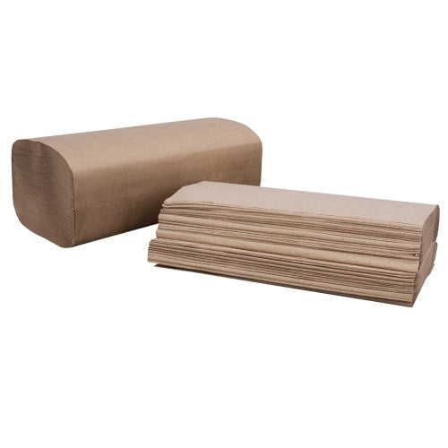 Right Choice™ Paper Singlefold Towel 1-Ply 250-Sheets, Kraft, 9" X 9.45"0 4000/Case