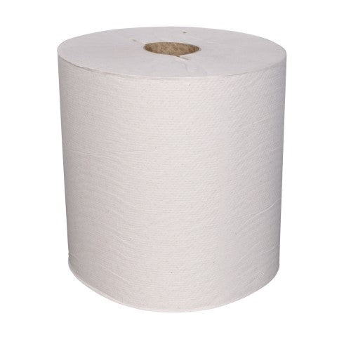 Prime Source Hardwound Roll Towels Natural White - 8" X 800 Ft. 6/Case