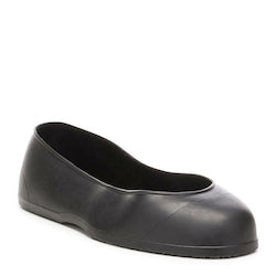Black Slip Resistant Rubber Overshoe - Medium /Pair