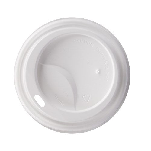 12 To 20 Oz White Plastic Dome Sipper Lid 1200/Case