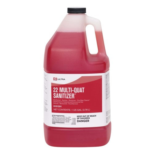 Red 22 Multi-Quat Sanitizer - 1 Gal. 2/Case