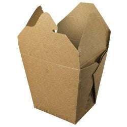Microwaveable Earth Kraft Recycled Paperboard Food Pail - 32 Oz. 450/Case