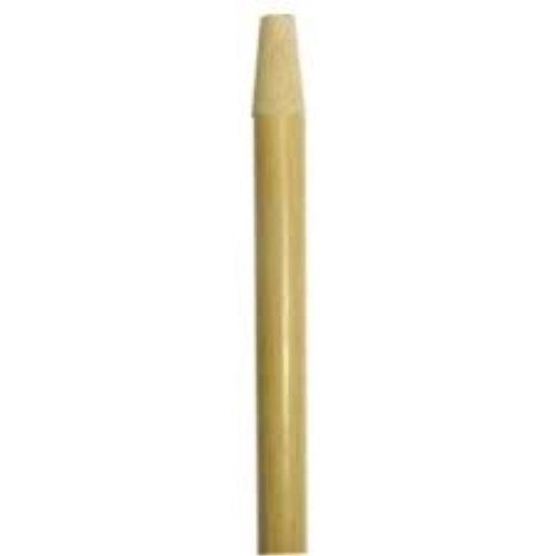 Prime Source 60" Metal Tip Thread 15/16" Wood Broom / Brush Handle 12/Case