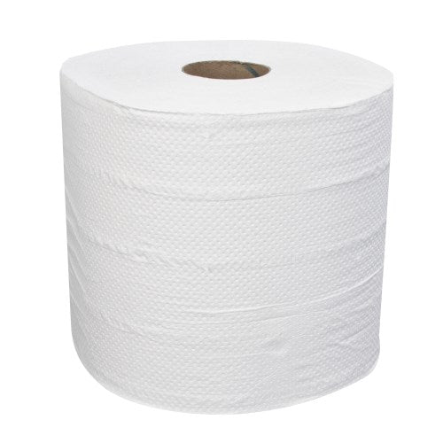 Right Choice™ Paper Center Pull Towel 2-Ply 600-Sheets, White, 7.3" X 10" 6/Case