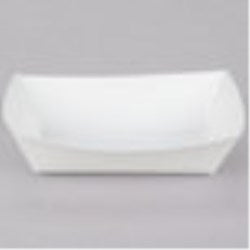 Plain White Food Trays - 6 Oz. 1000/Case