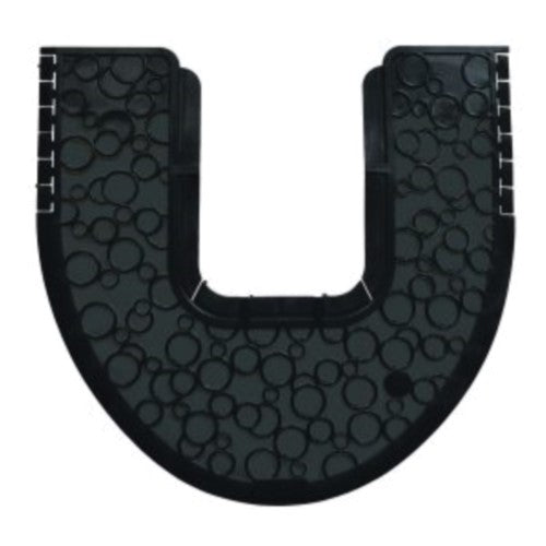 20.25" X 17.5 X 0.13" Black/Black P-Shield Urinal Mat 6/Case