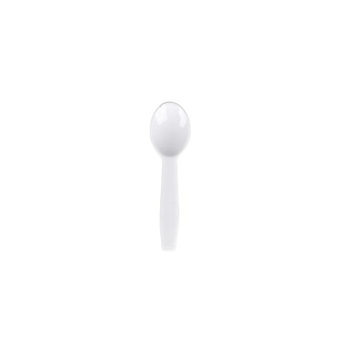 White Taster Spoon - 3" 3000/Case
