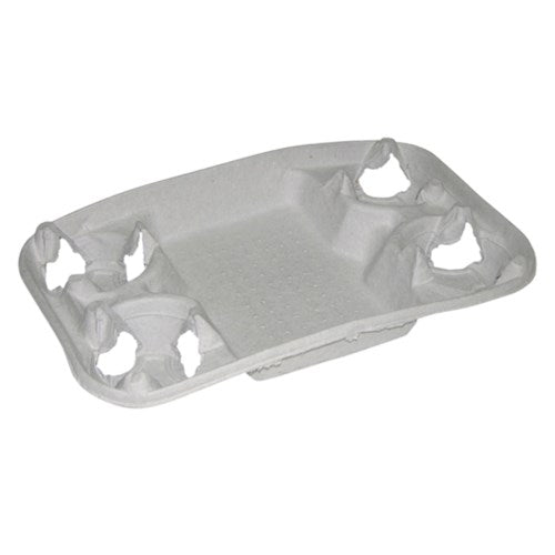 Carry-Safe Carry-Out Tray 4-Cup Pulp 210/Case