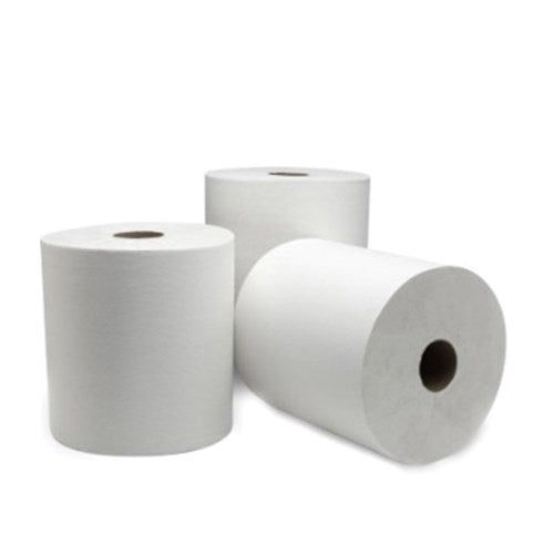 Premium Hard Wound Towel White - 10" X 800 Ft. 12/Case