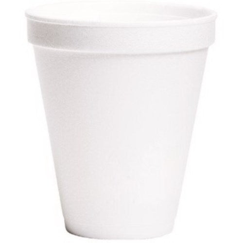 Compac High Sheen White Foam Cup - 12 Oz. /Case