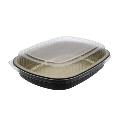 Carry Out 60 Oz. Aluminum Tray With Dome Lid 6711Wp 50/Case