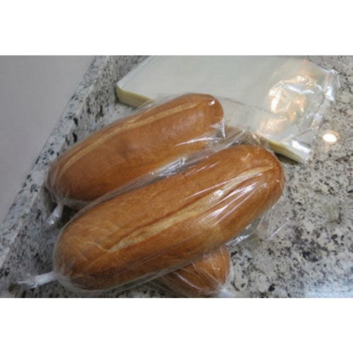 Clear Micro Perforated Polypropylene Bakery Bag - 6" X 28" 2000/Case