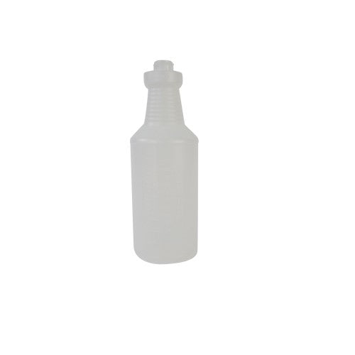 24 Oz 3.25 X 3.25 X 8.25" Clear Hdpe Center Neck Spray Bottle 100/Each
