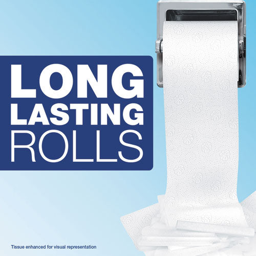 Commercial Bathroom Tissue, Septic Safe, Individually Wrapped, 2-ply, White, 450 Sheets/roll, 75 Rolls/carton