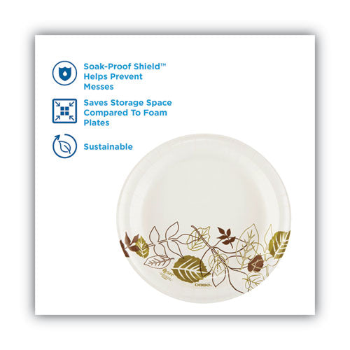 Dixie Pathways Paper Plate Mediumweight 8.5" Dia. 1000/Case