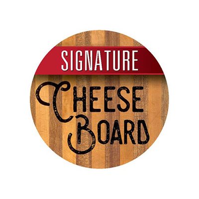 Label - Signature Cheese Board 4 Color Process 2 In. Circle 500/Roll