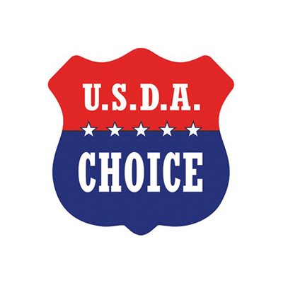 Label - USDA Choice Red/Blue 1.3x1.3 In. 1M/Roll