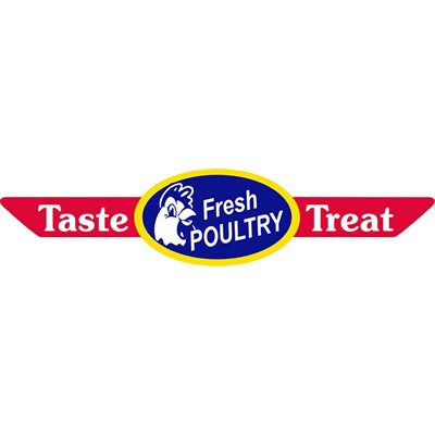 Label - Fresh Poultry Yellow/Red/Blue/Black 0.875x4.0 In. Ribbon 500/Roll