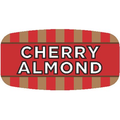 Label - Cherry Almond 4 Color Process/UV 0.625x1.25 In. Rectangular 1000/Roll