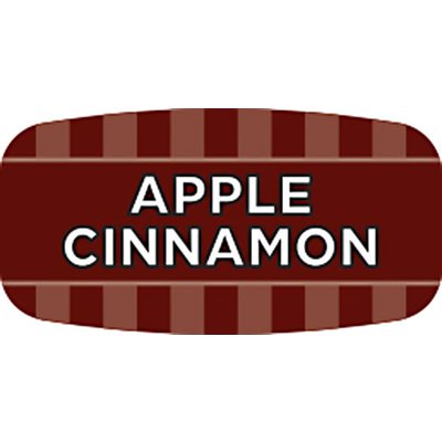 Label - Apple Cinnamon 4 Color Process/UV 0.625x1.25 In. Rectangular 1000/Roll