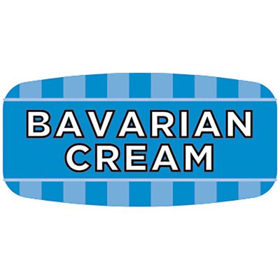 Label - Bavarian Cream 4 Color Process/UV 0.625x1.25 In. Rectangular 1000/Roll