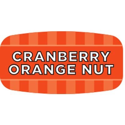 Label - Cranberry Orange Nut 4 Color Process/UV 0.625x1.25 In. Rectangular 1000/Roll