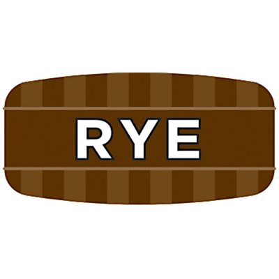 Label - Rye 4 Color Process/UV 0.625x1.25 In. Rectangular 1000/Roll