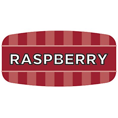 Label - Raspberry 4 Color Process/UV 0.625x1.25 In. Rectangular 1000/Roll