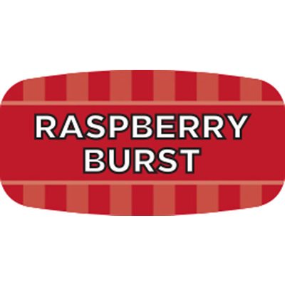 Label - Raspberry Burst 4 Color Process/UV 0.625x1.25 In. Rectangular 1000/Roll