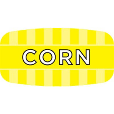 Label - Corn 4 Color Process/UV 0.625x1.25 In. Rectangular 1000/Roll