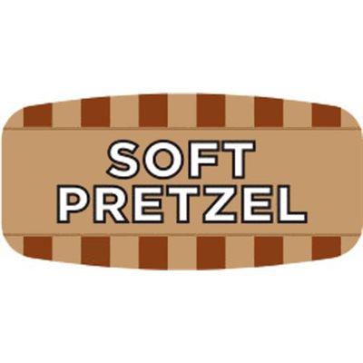 Label - Soft Pretzel 4 Color Process/UV 0.625x1.25 In. Rectangular 1000/Roll