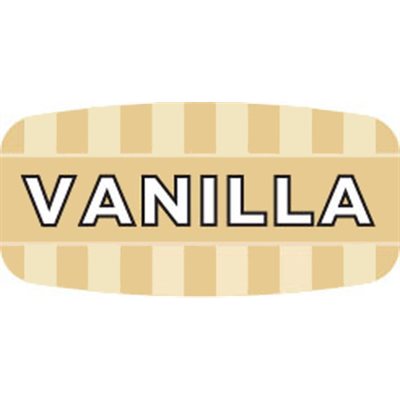 Label - Vanilla 4 Color Process/UV 0.625x1.25 In. Rectangular 1000/Roll