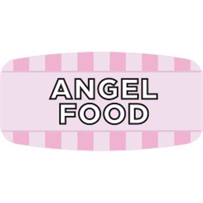 Label - Angel Food 4 Color Process/UV 0.625x1.25 In. Rectangular 1000/Roll