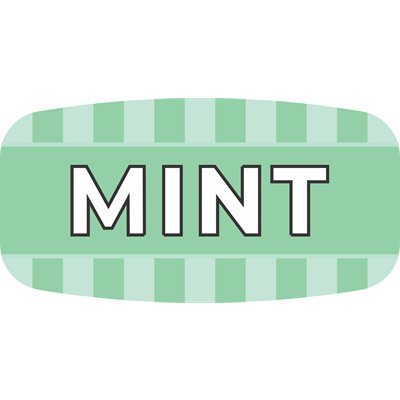 Label - Mint 4 Color Process 0.625x1.25 In. 1000/Roll