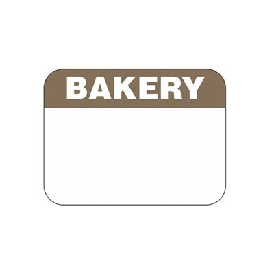 Label - Bakery (write On) Brown 1.25x2 In. 1M/Roll
