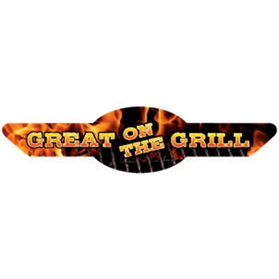 Label - Great On The Grill 4 Color Process 0.875x4.0 In. Ribbon 500/Roll