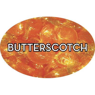 Label - Butterscotch 4 Color Process 1.25x2 In. Oval 500/rl